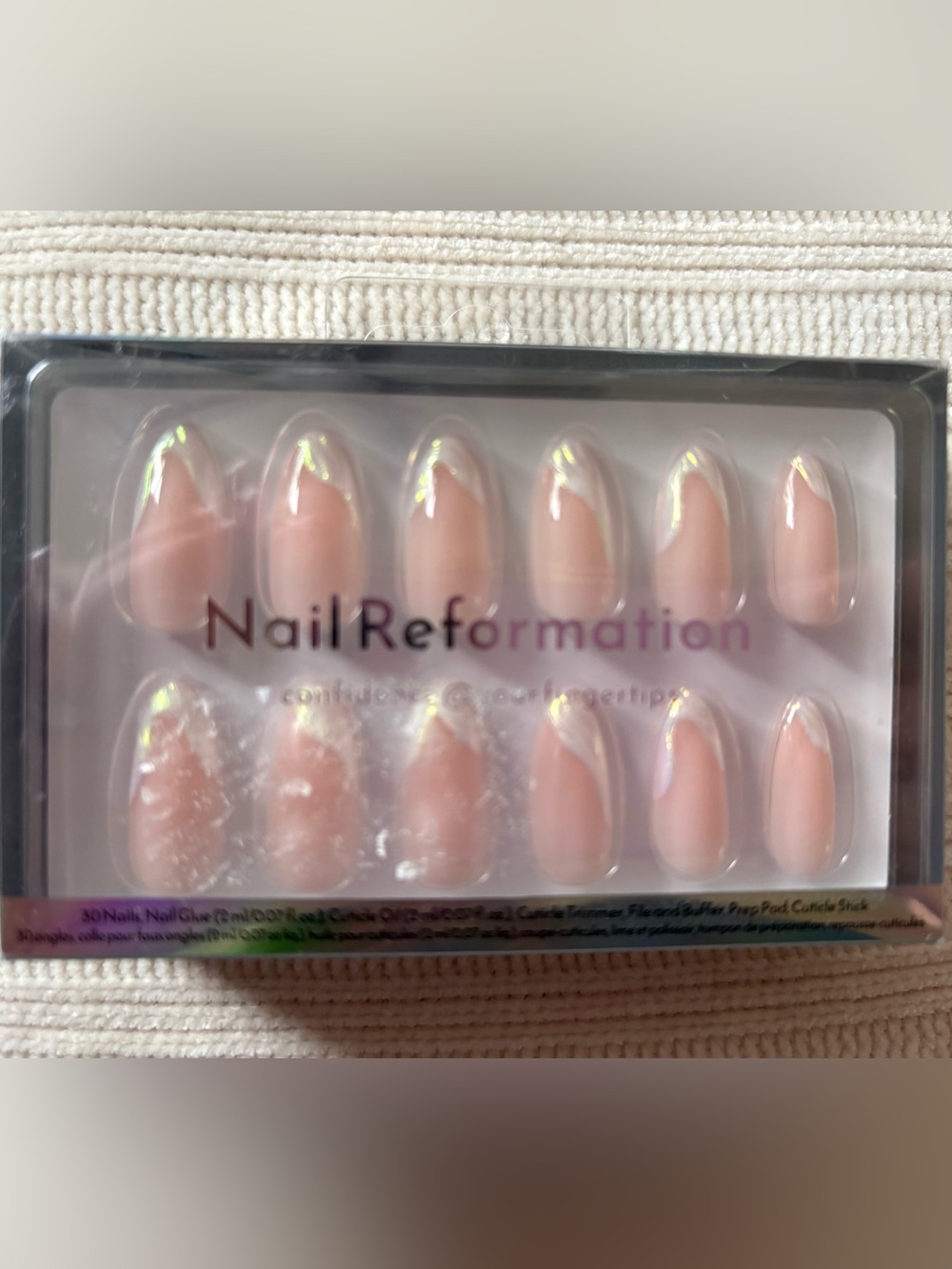 New NailReformation Pink Iridescent Press-On Nails